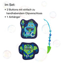 DerDieDas ErgoFlex Tiny Exklusiv Neon - Schulranzen Set 5tlg. 900g (Monster) - Markenkoffer