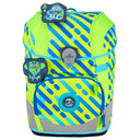 DerDieDas ErgoFlex Tiny Exklusiv Neon - Schulranzen Set 5tlg. 900g (Monster) - Markenkoffer