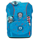 DerDieDas ErgoFlex Tiny Exklusiv Superflash - Schulranzen Set 5 tlg. 900g (Blue Ice) - Markenkoffer