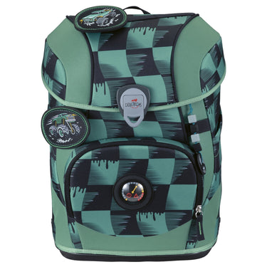 DerDieDas ErgoFlex Tiny Exklusiv Superflash - Schulranzen Set 5 tlg. 900g (Super Trunk) - Markenkoffer