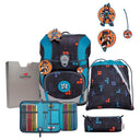 DerDieDas ErgoFlex Tiny - Schulranzen Set 5tlg. 900g (Ninja Fighter)