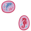 DerDieDas Zubehör - Wechselbuttons 2tlg. (Coral Reef)