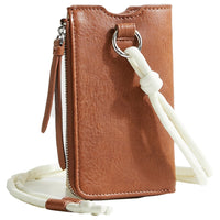 Desigual Mone Half Logo Rita - Funda para teléfono 17 cm (color: beige oscuro)