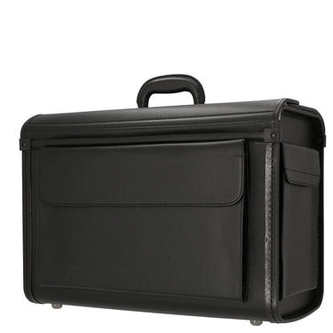 D&N Business - Pilotenkoffer 51 cm PU (schwarz) - Markenkoffer