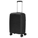 D&N Travel Line 4500+ - 4 - Rollen - Kabinentrolley S 55 cm erw. (schwarz) - Markenkoffer
