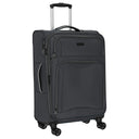 D&N Travel Line 9204 - 4-Rollen-Trolley M 66 cm erw. (grau) - Ansicht 5