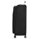 D&N Travel Line 9504 - 4 - Rollen - Trolley L 76 cm erw. (black) - Markenkoffer