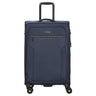 D&N Travel Line 9704 - 4 - Rollen - Trolley M 68 cm erw. (dark blue) - Markenkoffer