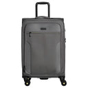 D&N Travel Line 9704 - 4-Rollen-Trolley M 68 cm erw. (grey)