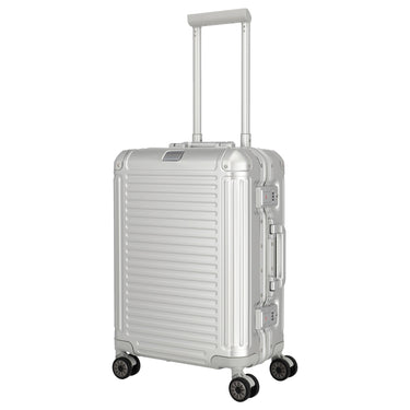 Travelite Next - Maleta de cabina 4 ruedas S 55 cm (color: plata)