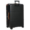 Brics Bellagio - 4 - Rollen - Trolley 76 cm erw. recycelt (black/tan) - Markenkoffer