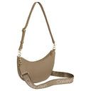 Calvin Klein Webbing Strap SM Crescent - Schultertasche 30 cm (burnt gray)