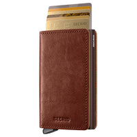 Secrid Premium Basco Slimwallet - Cartera RFID 6.5 cm (color: whiskey)