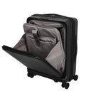 Echolac Celestra FA - 4 - Rollen - Kabinentrolley 14" S 55 cm erw. USB (black) - Markenkoffer