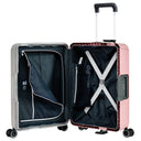 Eminent VERTICA - 4 - Rollen - Kabinentrolley 55 cm (grau/rosa) - Markenkoffer