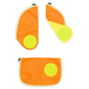 Ergobag Zubehör Cubo Light - Sicherheitsset 3tlg. (orange - 2018) - Markenkoffer