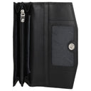 Esquire New Silk - Geldbörse 9cc 17 cm (black) - Markenkoffer