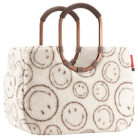 reisenthel shopping loopshopper L - Bolsa de compra con asa rígida 46 cm (smiley teddy chocolate)