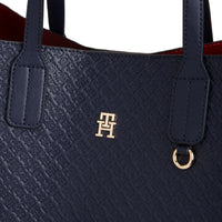 Tommy Hilfiger Icon Satchel Mono - Bolso de mano 38 cm (space blue)