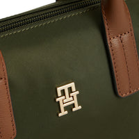 Tommy Hilfiger Popette Micro Tote - Bolso shopper 27 cm (dark olive)