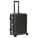 FPM Milano Bank aluminum Spinner 55 M - 4 - Rollen - Kabinentrolley 55/25 cm (caviar black) - Markenkoffer