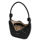 Guess Adelasia Top Zip - Schultertasche 24 cm (Black) - Ansicht 6