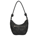 Guess Adelasia Top Zip - Schultertasche 24 cm (Black) - Ansicht 4