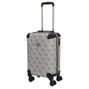 Guess Berta 18 IN - 4 - Rollen - Kabinentrolley 53 cm (dark taupe logo) - Markenkoffer