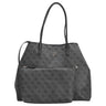 Guess Eco Victtoria - Shopper 2in1 L 40 cm (coal logo)