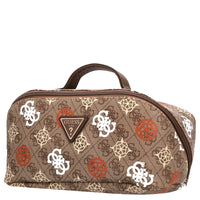 Guess Eliette Logo Large - Kulturbeutel L (latte logo/ginger) - Markenkoffer