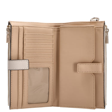 Guess Laurel II SLG Double Zip Organizer - Geldbörse (bone) - Markenkoffer
