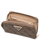 Guess Laurel II SLG Medium Zip Around - Geldbörse 4cc 14.5 cm (latte logo) - Ansicht 2