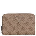 Guess Laurel II SLG Medium Zip Around - Geldbörse 4cc 14.5 cm (latte logo)