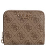 Guess Laurel II SLG Small Zip Around - Geldbörse 3cc 11 cm (latte logo) - Markenkoffer