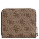 Guess Laurel II SLG Small Zip Around - Geldbörse 3cc 11 cm (latte logo) - Markenkoffer