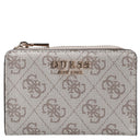 Guess Laurel II SLG Zip Around - Kreditkartenetui 4cc 12 cm (dark taupe logo) - Markenkoffer