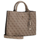Guess Meridian II Girlfriend - Henkeltasche 30 cm (latte logo) - Markenkoffer