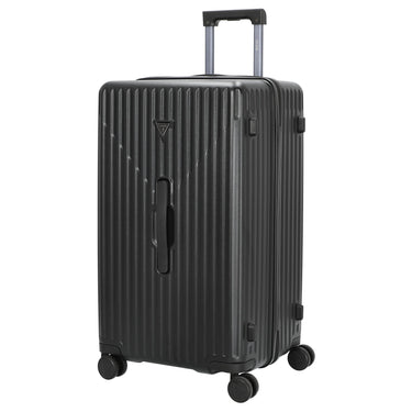 Guess Olbia Shell Trunk - 4 - Rollen - Trolley 73 cm (black) - Markenkoffer