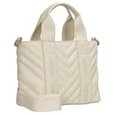 HUGO Becky Tote Mini - Henkeltasche 24 cm (open white) - Markenkoffer