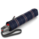 Knirps T.200 M Duomatic - Taschenschirm Regenschirm (check navy) - Ansicht 2