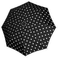 Knirps T.200 M Duomatic - Taschenschirm Regenschirm (dot art black)