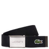 Lacoste L.12.12 Concept - Gürtel 4 cm (black, 110 cm) - Markenkoffer