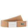 Lacoste L.12.12 Concept - Gürtel 4 cm (eclipse blue/mother of pearl/amarena cherry, 130 cm)