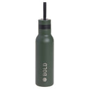 Lässig Double Walled Bottle Stainless Steel Bold - Trinkflasche (Dark Olive) - Markenkoffer