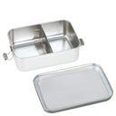 Lässig Lunchbox Stainless Steel Solid 18 cm - Brotzeitbox (Bold Dark Olive) - Markenkoffer