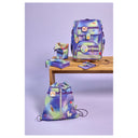 Lässig School Set Boxy Unique - Schulranzen Set 7tlg. (Gradient Green/Purple) - Markenkoffer