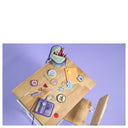 Lässig School Set Boxy Unique - Schulranzen Set 7tlg. (Gradient Green/Purple) - Markenkoffer