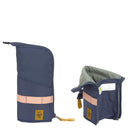 Lässig School Set Slim Unique - Schulranzen Set 7tlg. (Navy) - Markenkoffer