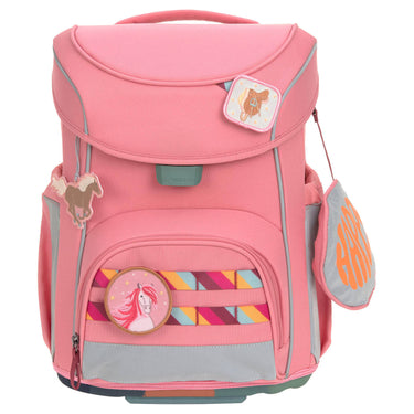 Lässig School Set Slim Unique - Schulranzen Set 7tlg. (Pink) - Markenkoffer