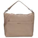 Mandarina Duck Mellow Leather Hobo - Schultertasche 33 cm (warm taupe)